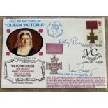 WW2 Rare Victoria Cross double signed cover. Godfrey Place VC and Ian Fraser VC Life and Times VC