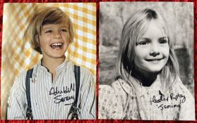 Chitty Chitty Bang Bang Heather Ripley and Adrian Hall as Jemima and Jeremy signed on two individual