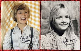 Chitty Chitty Bang Bang Heather Ripley and Adrian Hall as Jemima and Jeremy signed on two individual