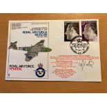 1972 Silver Wedding RAF Hendon official Royal Wedding FDC flown by Meteor. Rare BFPS special