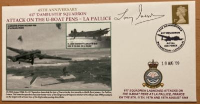 WW2 signed 617 sqn attack on U-Boat Pens La Pallice cover signed by raid veteran Tony Iveson DFC