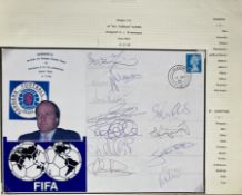 Rangers Football 2000 eleven 1st all Foreign players signed cover for match against St Johnstone