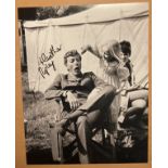 Chitty Chitty Bang Bang Heather Ripley signed 10 x 8 inch b/w photo with Dick Van Dyke. Good