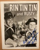 Lee Aaker Rusty in Rin Tin Tin signed 10 x 8 b/w photo. Good condition. All autographs come with a