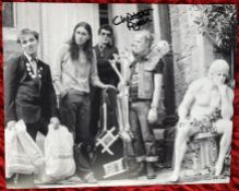 Young Ones Christopher Ryan signed amusing group scene 10 x 8 inch b/w photo. Good condition. All