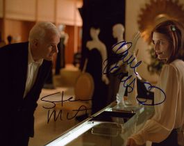 Steve Martin and Claire Danes signed 10x8 inch colour photo. Good condition. All autographs come