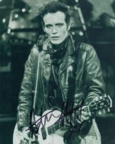 Adam Ant signed 10x8 inch black and white photo. Good condition. All autographs come with a