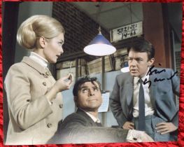 The Champions William Gaunt signed 10 x 8 inch colour scene photo of the three. Good condition.