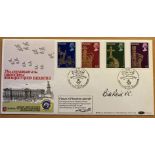 WW2 Bill Reid VC signed 1978 rare Benham official Coronation FDC BOCS3, with BFPS 1953 special