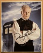 Dr Who Derek Jacobi as The Master signed stunning 10 x 8 inch colour photo. Good condition. All