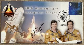 STS1 Space Shuttle Astronaut Bob Crippen signed 20th ann Columbia Inaugural flight cover. Numbered