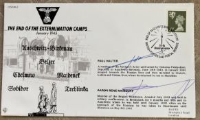 1995 50th Anniversary of World War II JS50/45/2 Signed Cover. The End of the Extermination Camps.