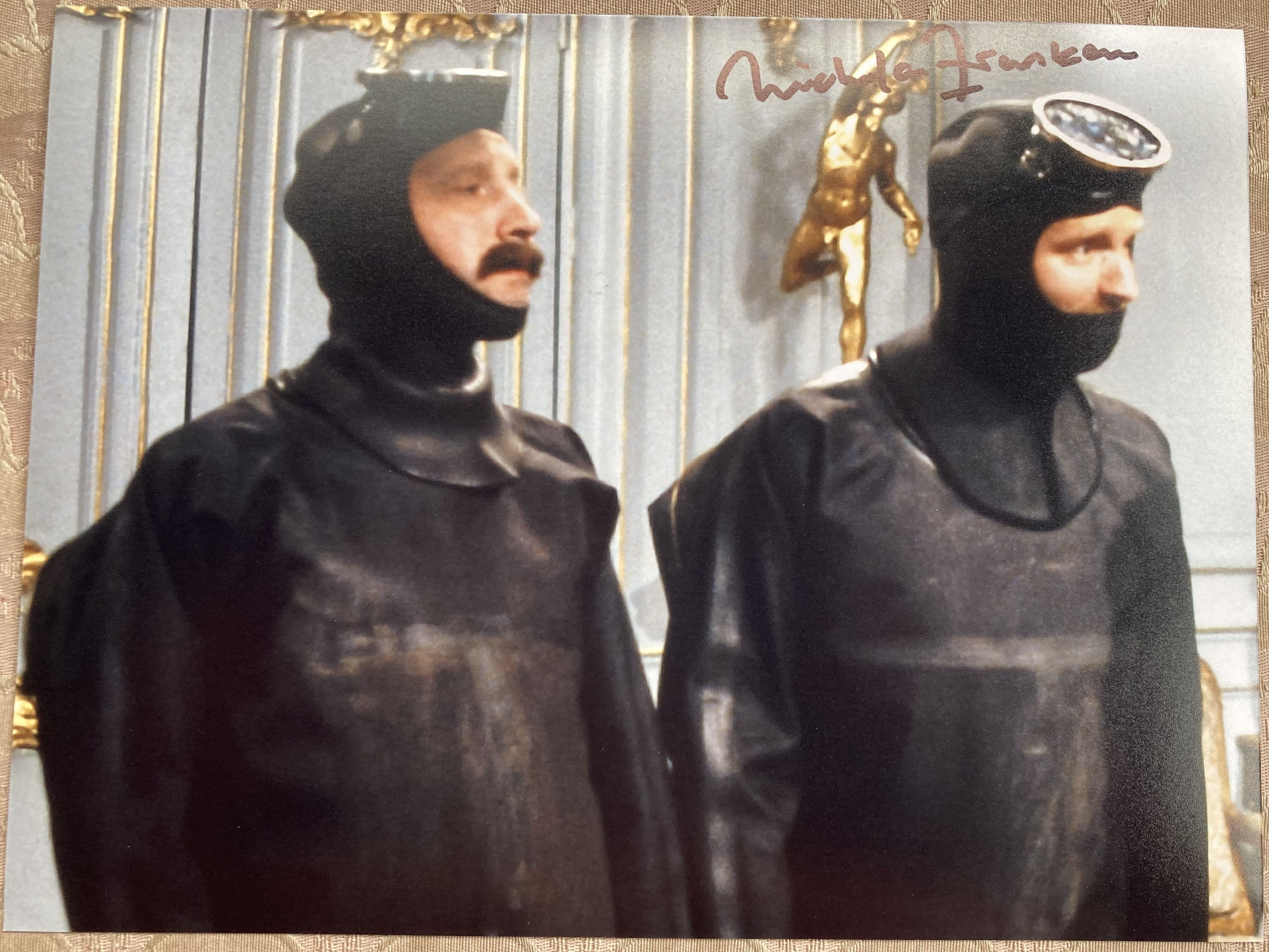 Allo Allo Nicholas Frankau as Carstairs signed 10 x 8 colour photo in Wet suit. He is an actor,