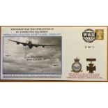 WW2 Dambuster raid Les Munro DSO DFC signed 2013 Operation Chastise cover, only 51 were signed,.