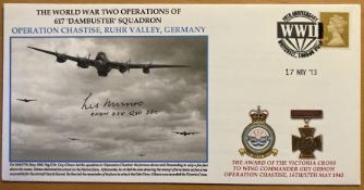 WW2 Dambuster raid Les Munro DSO DFC signed 2013 Operation Chastise cover, only 51 were signed,.