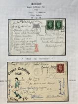 Football Celtic 1938 multiple signed Celtic V Everton Empire Exhibition Cup cover and postcard.