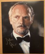 James Bond Julian Glover signed 10 x 8 inch colour photo. Good condition. All autographs come with a