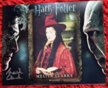 Harry Potter Wizard Melita Clarke signed 10 x 8 inch colour scene photo. Good condition. All