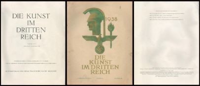Die Kunst im Dritten Reich, 2. Jahrgang/Folge 10, Ausgabe A, October 1938. German magazine. Good