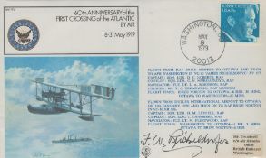 American Meteorologist Francis W Reichelderfer signed 60th Anniversary of the First Crossing of