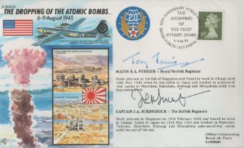 Major R.A Ferrier and Captain J.A Scrimgeour signed The Dropping of the Atomic Bombs 6-9 August 1945