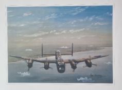 WW2 Colour Print Titled Almost Home by Ray Chapman 1997. Measures 18x13 inches appx. Good condition.