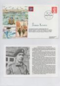 WW2. Lt Col Fraser Eadie DSO CD Signed Crossing of the Rhine Operation Varsity 24th March 1945