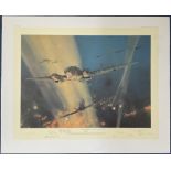 WWII Fury of Assault 29x24 inches colour prints limited edition colour print 3/700 signed in