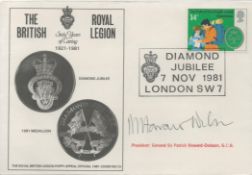 General Sir Patrick Howard Dobson G.C.B signed The British Royal Legion Sixty Years of Caring 1921-