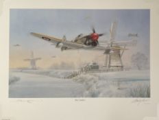 WWII. Harley Copic Colour Print Titled Rat Catchers 18 of 1000 Signed in pencil by The Artist and