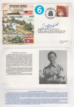 WW2. Brigadier Geoffrey Curtis OBE MC Signed Operation Shingle 22nd January 1944 FDC. British