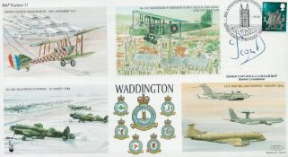 Group Captain C J Coulls R. A. F. Signed FDC 88th Anniversary R. A. F. Waddington 2004 Limited
