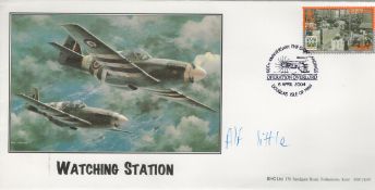 Alf Little signed Watching Station cover. Good condition. All autographs come with a Certificate