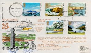 Group Captain M. M. Dalston Signed National Trust RAF Fylingdales FDC. 5 British Stamp with Two 24th