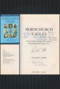 Richard C Smith Hardback Book Titled Hornchurch Eagles Multi Signed by Peter Brown of 611 Sqn, Tex