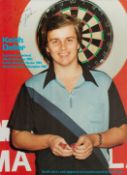Keith Deller signed colour photo. Dedicated. Is an English former professional darts player.