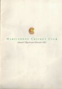 Marylebone Cricket Club Annual Reports and Accounts 1991. Based at Lords Grounds London, NW8 8QN. 40