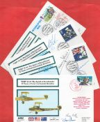 3 x Interrupted Mail (Signed and MultiSigned) Limited Edition CCs, Plus 1 Flown and MultiSigned