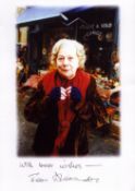 Jean Alexander signed 8x6inch colour photo along with ALS. Good condition. All autographs come