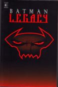 Batman Legacy 1990 softback book. Good condition. All autographs come with a Certificate of