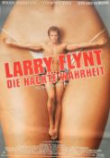 Larry Flynt - Die Nackte Wahrheit. The People vs. Larry Flynt. Large Movie Poster 33x23.5 Inch. Good