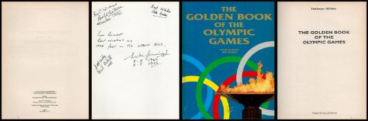 Multi-Signed Book, The Golden Book of The Olympic Games by Erich Kamper and Bill Mallon 1993