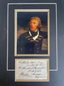 Joseph Sidney Yorke Distinguished Naval Admiral Signed Display. Good condition. All autographs