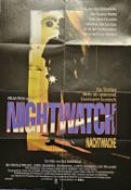 Night Watch Large Movie Poster 33x23.5 Inch. Good condition. All autographs come with a