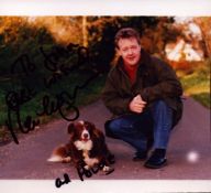 Keith Chegwin signed 6x4inch colour photo. Dedicated. Good condition. All autographs come with a