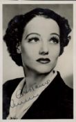 Constance Cummings signed 6x4inch black and white photo. Good condition. All autographs come with