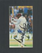 Gordon Greenidge signed 10x8 inch overall mounted colour photo. Good condition. All autographs