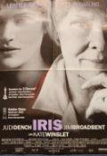 Judi Dench IRIS (2001 Film) Large Movie Poster 33x23.5 Inch. Good condition. All autographs come