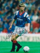 Steven Pressley signed 8x6 inch 8x6 inch colour photo pictured in action for Rangers. Good