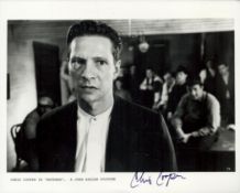 Chris Cooper signed 10x8inch black and white movie still. Good condition. All autographs come with a